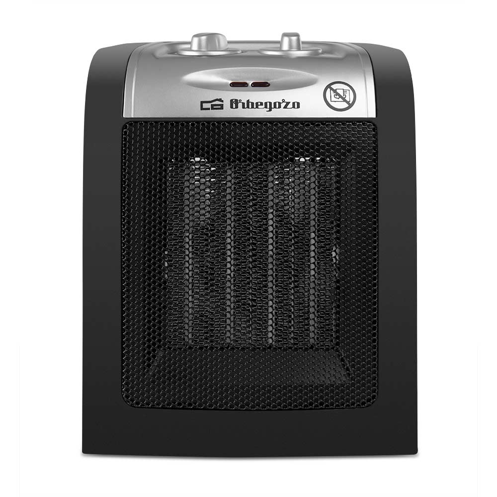 Orbegozo CR 5017 Chauffage céramique compact - Puissance réglable - Protection contre la surchauffe - Fonction ventilateur - Design moderne - Efficacité énergétique