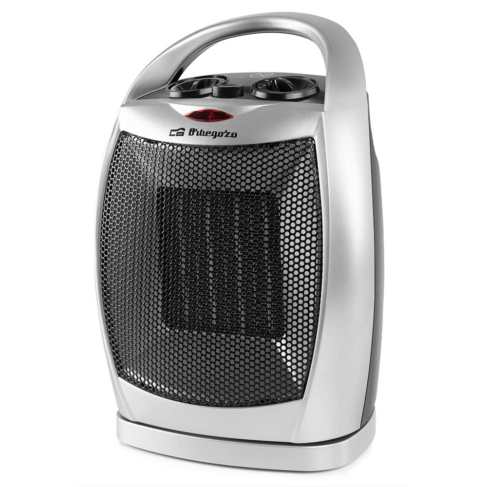Orbegozo CR 5021 Chauffage Oscillant Céramique - Puissance 1500W - Thermostat Réglable - Fonction Ventilateur - Protection Anti-Basculement et Surchauffe