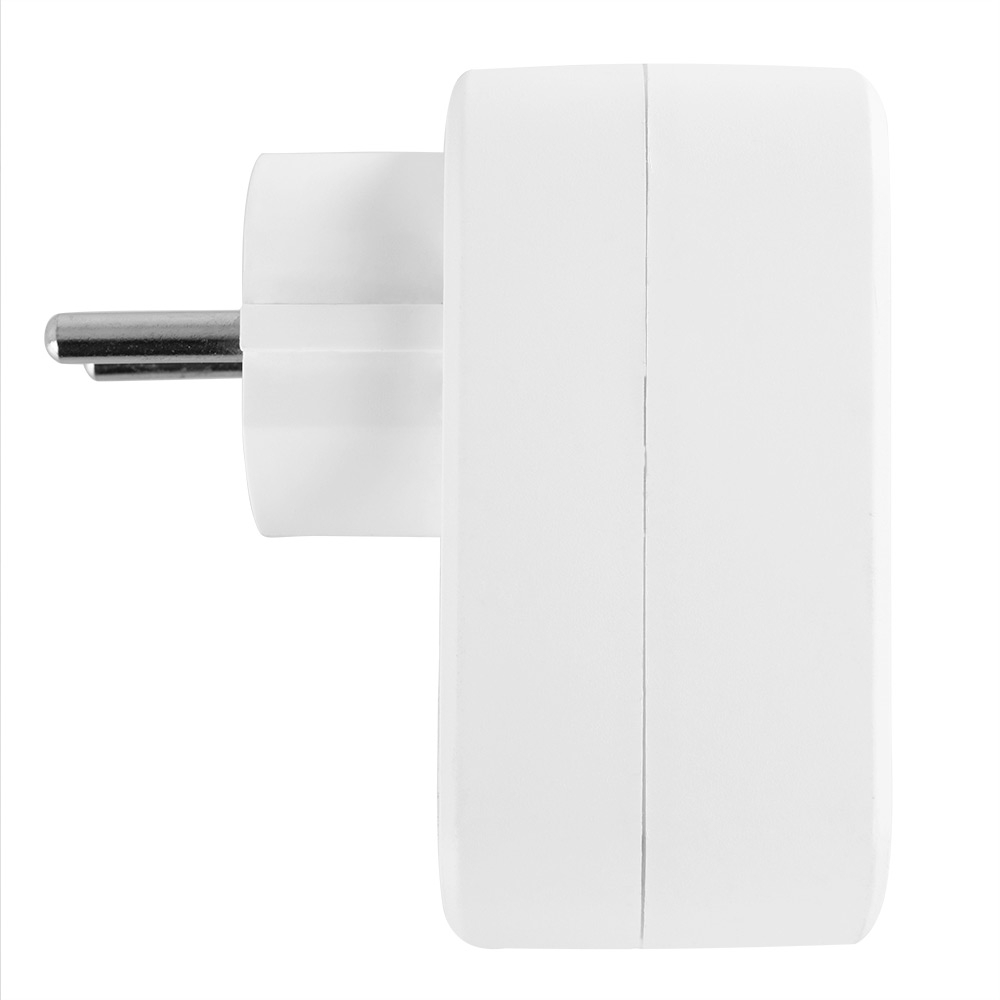 Orbegozo EN 1200 - Prise avec mise à la terre et 2 charges USB Plusieurs appareils simultanément Protection contre les surcharges et les courts-circuits Idéal pour les voyages