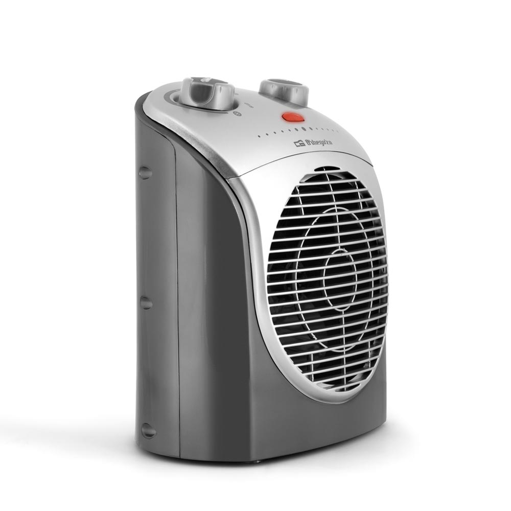 Orbegozo FH 2021 Chauffage Confort Rapide et Sûr - Sélecteur 3 Positions - Fonction Ventilateur Air Froid - Puissances 1100 - 2200W - Thermostat Réglable - Poignée de Transport