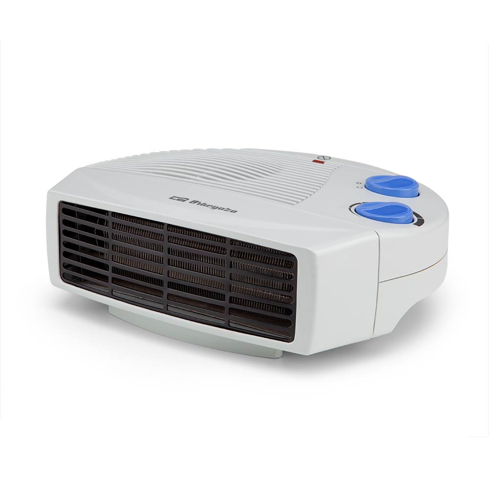 Orbegozo FH 5008 a Chauffage Horizontal - Puissance 2000W - 2 réglages de chaleur - Thermostat réglable - Protection contre la surchauffe - Fonction ventilateur