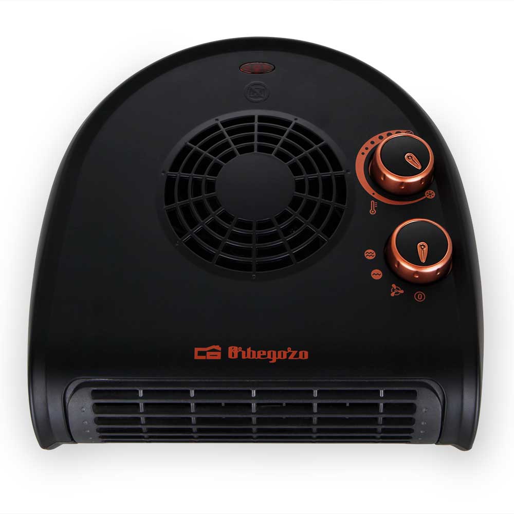 Orbegozo FH 5030 Chauffage Confort Ventilateur Instantané de Chaleur et d'Air Froid - Puissance Maximale 2500W - Sélecteur Rotatif 3 Positions - Thermostat Réglable