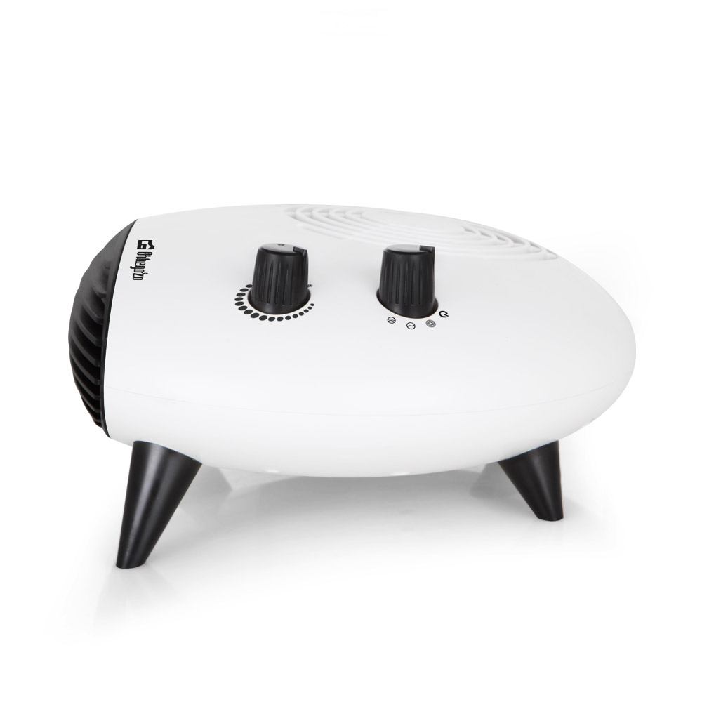 Orbegozo FH 5034 Chauffage élégant et fonctionnel avec sélecteur de position rotatif - Thermostat réglable et fonction ventilateur d'air froid - Puissance 2000 W