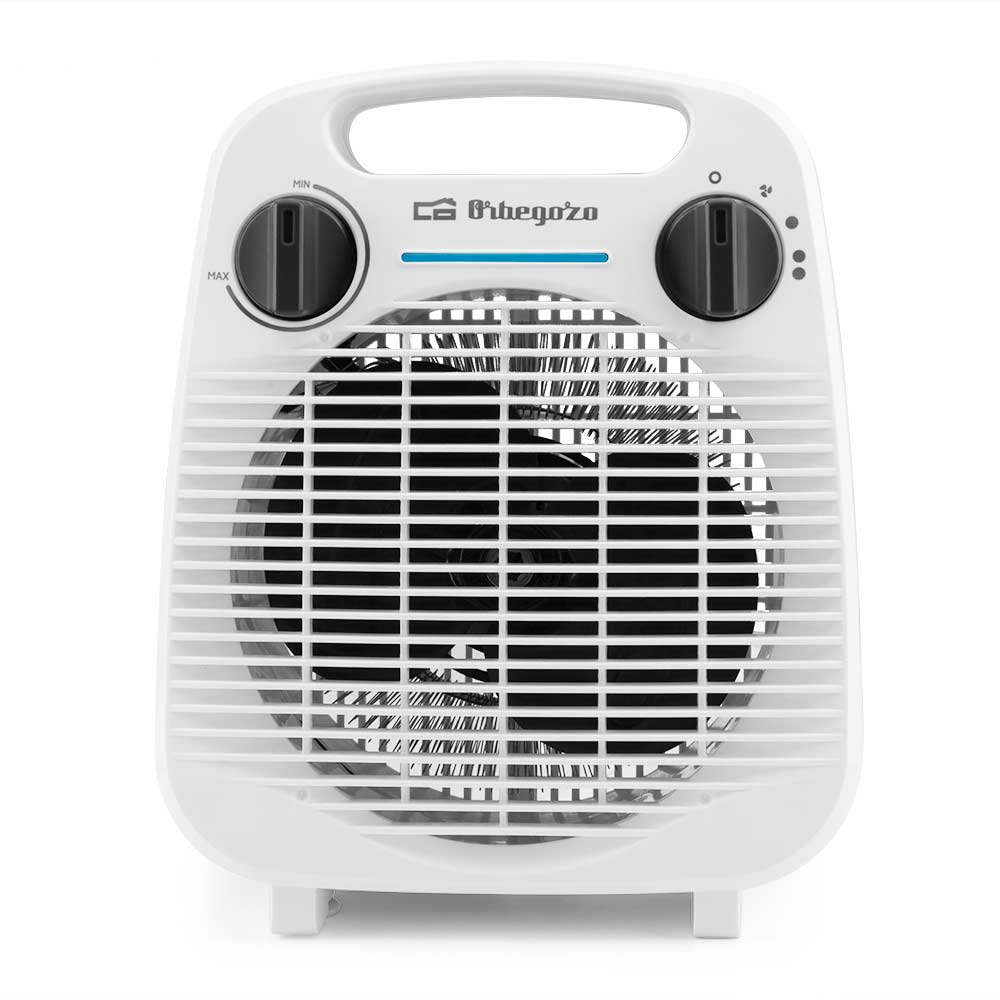 Orbegozo FH 5041 Chauffage Confort Domestique - Puissance 2000 W - Thermostat réglable - Fonction Antigel - Profitez d'une Maison Chaleureuse et Confortable à Noël