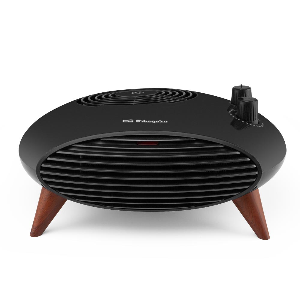 Orbegozo FH 5134 Chauffage élégant et fonctionnel avec sélecteur de position rotatif - Puissance 2000 W - Fonction ventilateur air froid - Thermostat réglable