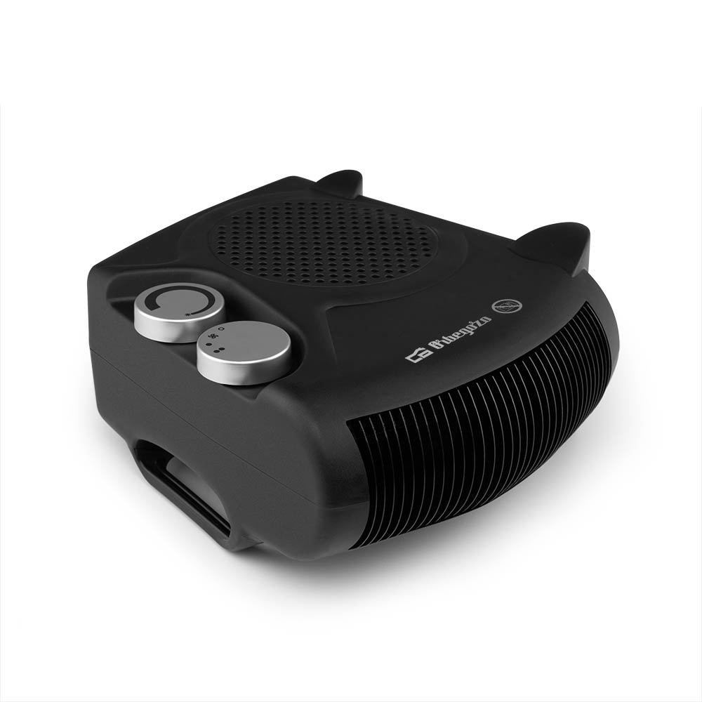 Orbegozo FH 5140 Chauffage 2 en 1 - Puissance 2000W - Sélecteur rotatif 3 positions - Fonction ventilateur - Poignée de transport - Protection contre la surchauffe