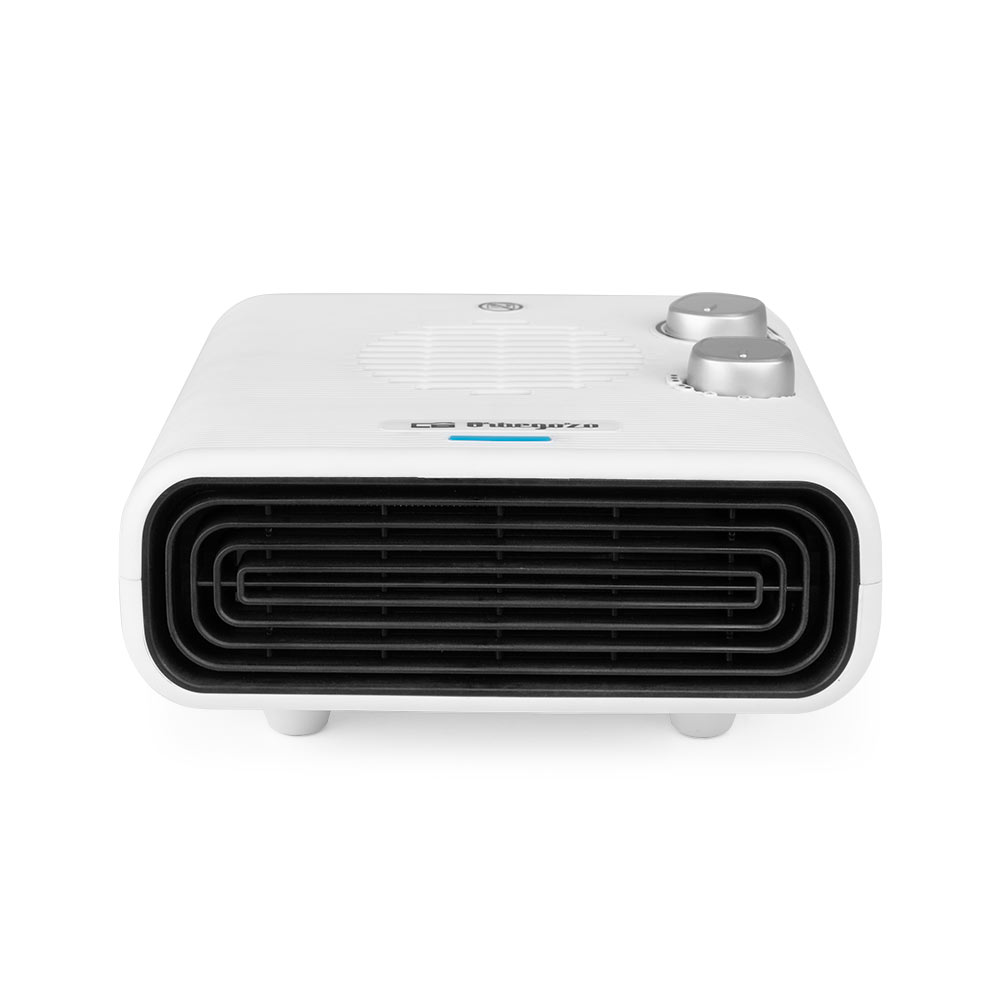 Orbegozo FH 5143 Chauffage puissant et sûr - Puissance 2200 W - 3 positions de fonctionnement - Mode ventilateur - Conception horizontale stable - Protection contre la surchauffe