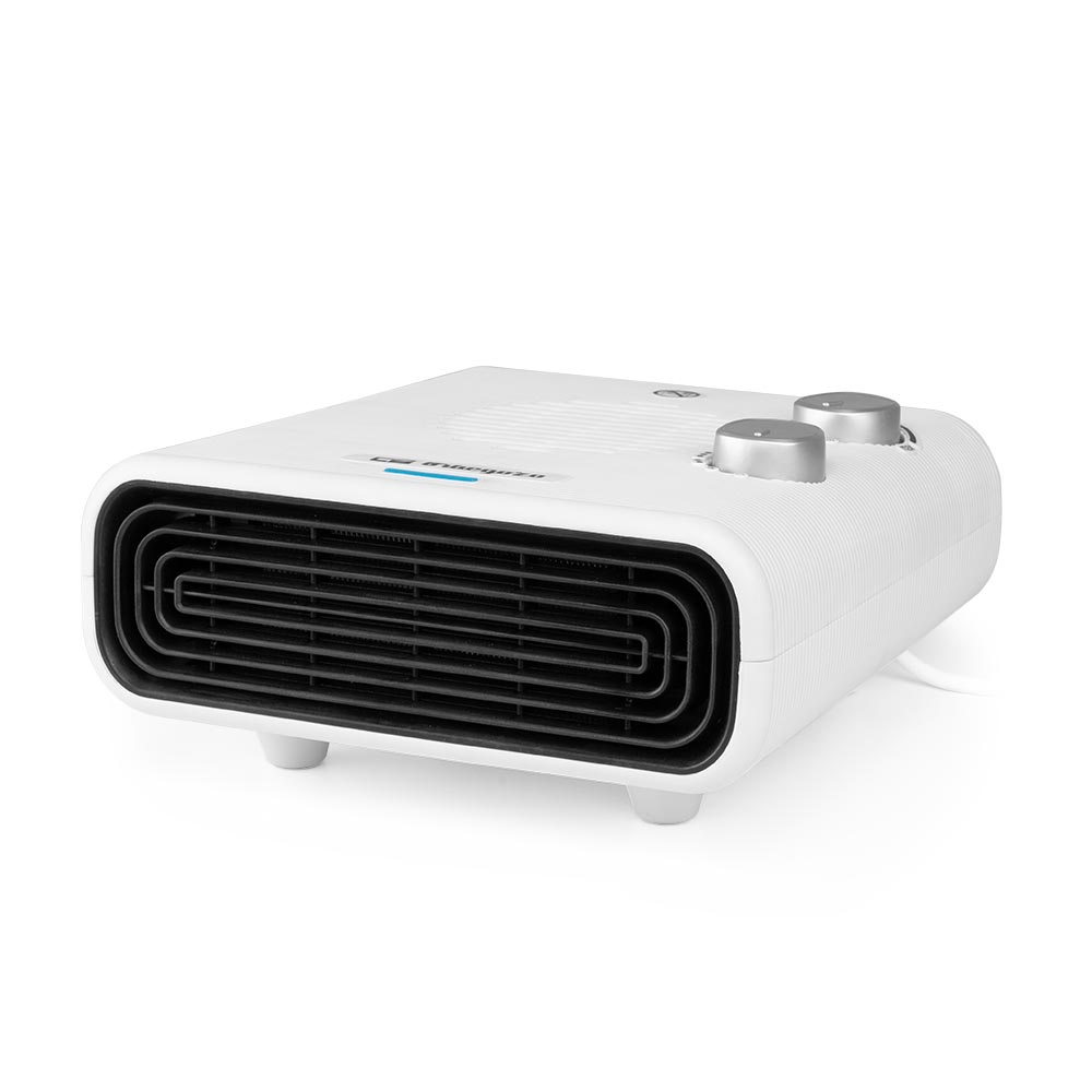 Orbegozo FH 5143 Chauffage puissant et sûr - Puissance 2200 W - 3 positions de fonctionnement - Mode ventilateur - Conception horizontale stable - Protection contre la surchauffe