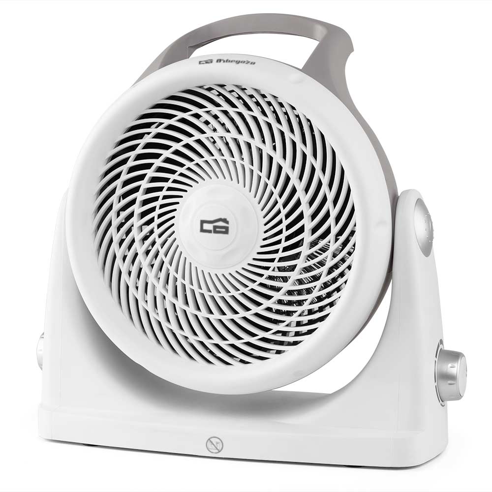 Orbegozo FH 6065 Chauffage compact Chaleur et ventilation en un seul produit - Puissance 2000 W - Sélecteur 3 positions - Thermostat réglable - Fonction ventilateur air froid - Poignée de transport