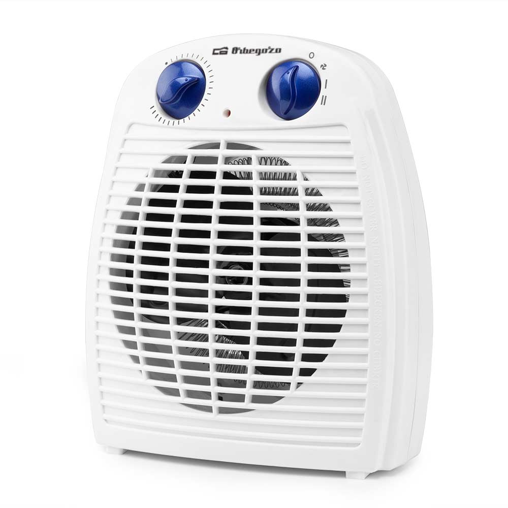 Orbegozo FHA 7051 Chauffage Compact - Chaleur Instantanée et Thermostat Réglable - Deux Niveaux de Puissance - Fonction Antigel - Protection contre la Surchauffe