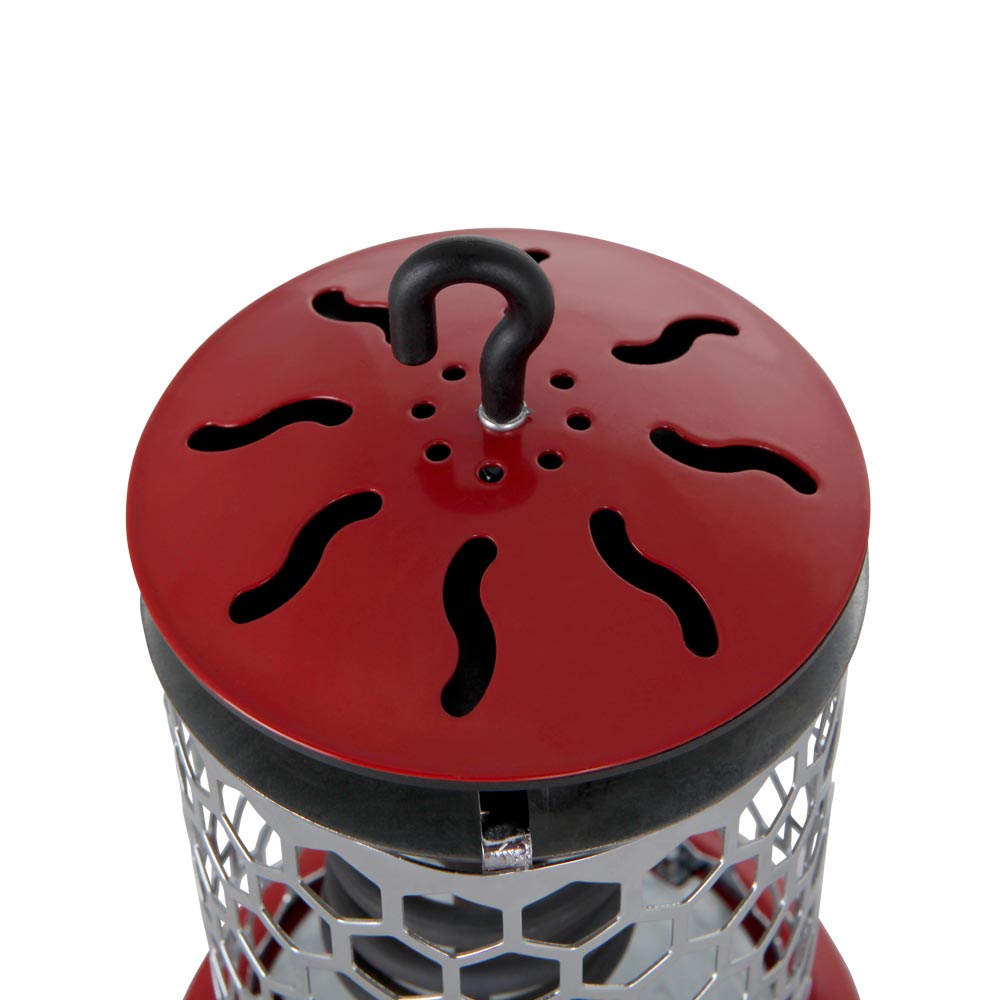 Orbegozo LO 7000 Poêle Électrique Compact et Sûr - Puissance 400W - Conception Ultra Plate - Résistance Blindée - Crochet Intégré - Idéal pour lutter contre le froid en hiver
