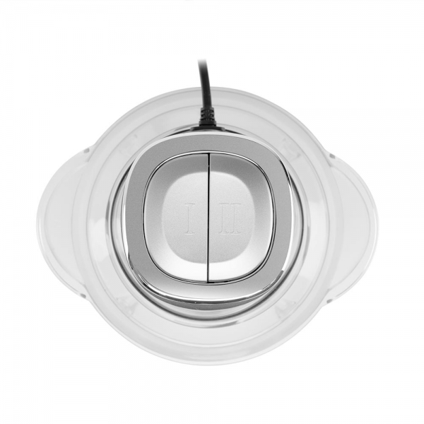 Orbegozo MC 4650 Hachoir 500 W - Récipient en verre d'une capacité de 1,2 L - 4 lames en acier inoxydable et 2 niveaux de puissance - Convient pour piler la glace