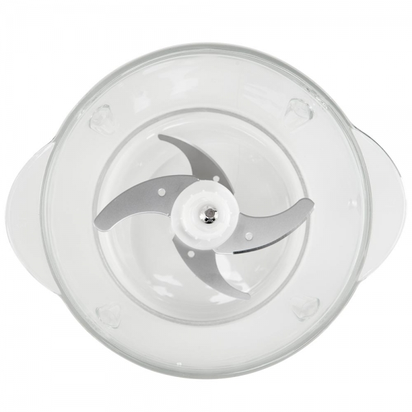 Orbegozo MC 4650 Hachoir 500 W - Récipient en verre d'une capacité de 1,2 L - 4 lames en acier inoxydable et 2 niveaux de puissance - Convient pour piler la glace