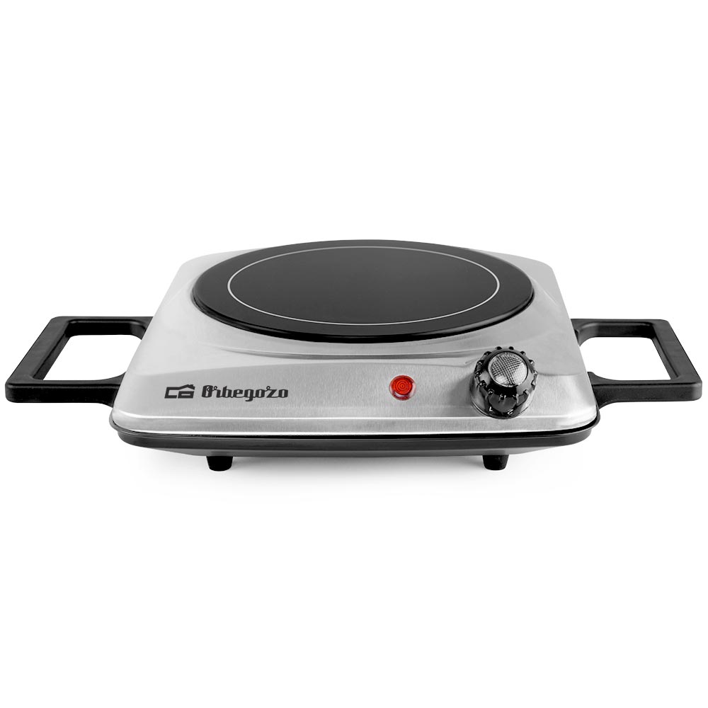 Orbegozo PCE 4050 Plaque Vitrocéramique Portable - Garde les aliments au chaud partout - Compatible avec tous types de matériaux - Puissance 1200W - Facile à réguler avec thermostat