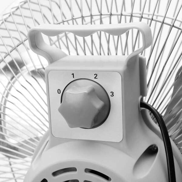 Orbegozo PW 1230 Ventilateur Industriel Puissant et Sûr - 3 Vitesses de Ventilation - Moteur Efficace et Faible Consommation - Grille de Protection - Poignée de Transport - Base Stable