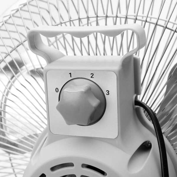 Orbegozo PW 1240 Ventilateur Industriel Puissant et Sûr - 3 Vitesses de Ventilation - Moteur Efficace et Faible Consommation - Grille de Protection - Poignée de Transport - Base Stable