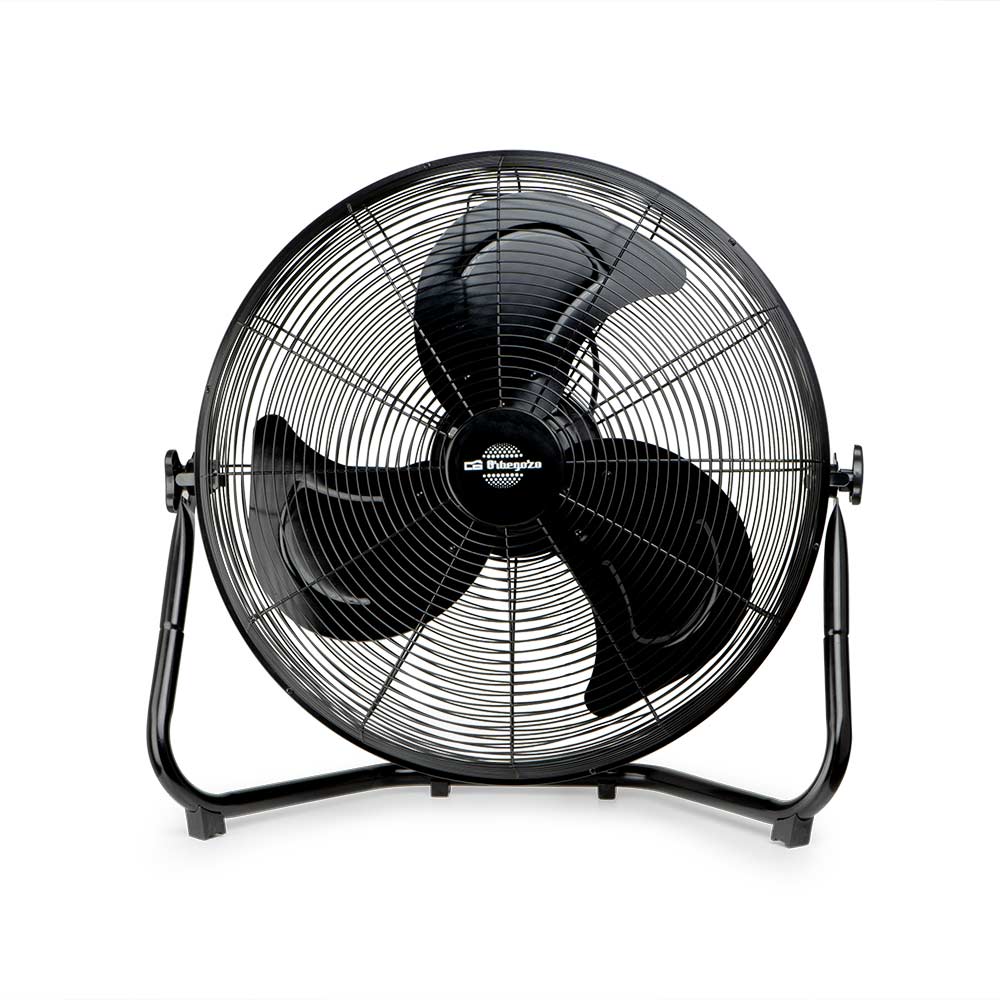 Orbegozo PWN 2050 Ventilateur Industriel Puissant et Sûr - Puissance 155 W - Pales 50 cm - 3 Vitesses - Grille de sécurité - Poignée de transport - Inclinaison réglable - Base stable