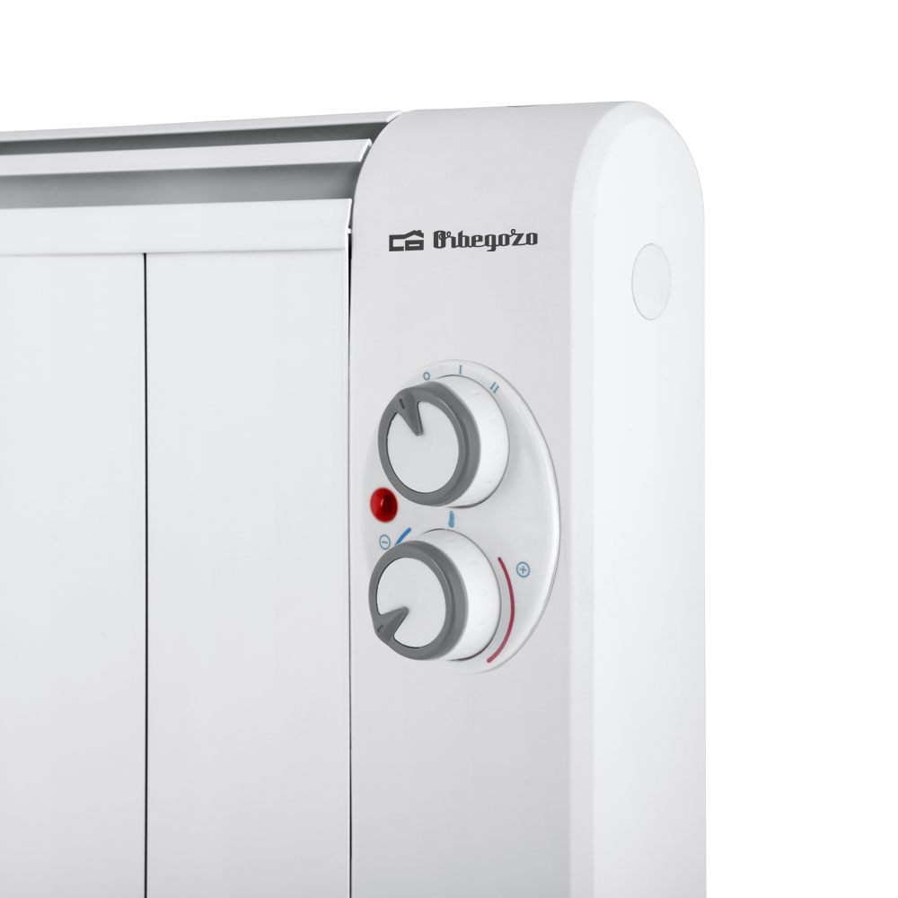 Orbegozo RRM 810 a Émetteur thermique RealWarm Elements - Inertie thermique élevée - Efficacité énergétique - Réponse rapide en chauffage - Sans combustible - Installation facile