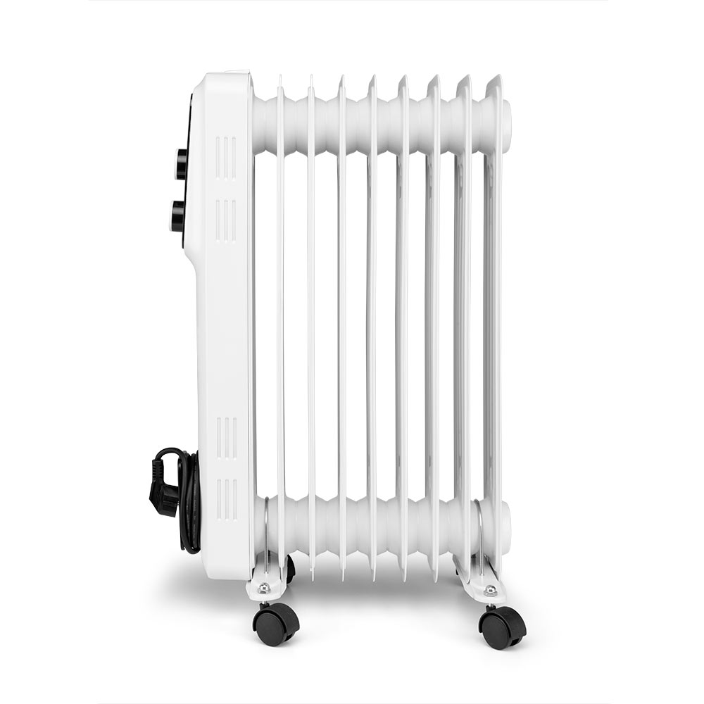 Orbegozo RS 2000 Radiateur à huile élégant et puissant - Puissance maximale 2000W - 9 éléments chauffants - Protection contre la surchauffe et anti-basculement - Manipulation et transport faciles