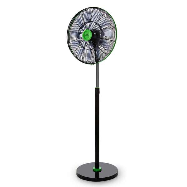 Orbegozo SF 0248 Ventilateur sur pied silencieux - Moteur DC en cuivre sans balais - 18 pales - 11 vitesses - Minuterie 9h - Télécommande