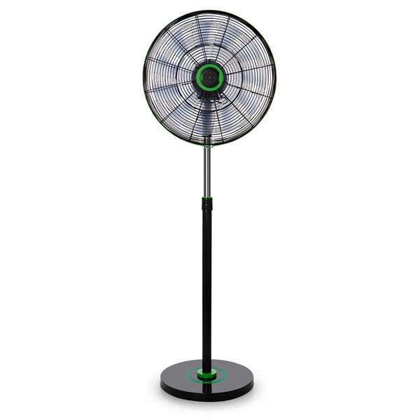 Orbegozo SF 0248 Ventilateur sur pied silencieux - Moteur DC en cuivre sans balais - 18 pales - 11 vitesses - Minuterie 9h - Télécommande