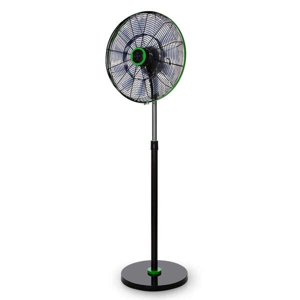 Orbegozo SF 0248 Ventilateur sur pied silencieux - Moteur DC en cuivre sans balais - 18 pales - 11 vitesses - Minuterie 9h - Télécommande