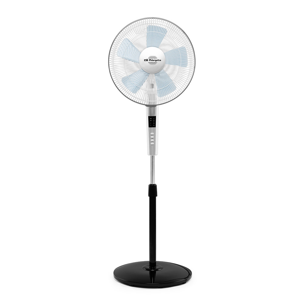 Orbegozo SF 2140 Ventilateur sur pied multifonction - Débit d'air puissant - 3 modes de fonctionnement - Minuterie jusqu'à 15 heures - Télécommande