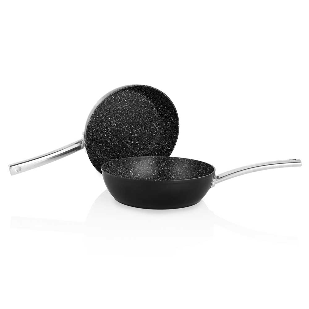 Orbegozo SFH 9532 Poêle Pleine Induction - Aluminium Forgé avec Antiadhésif - Adaptée à Tous Types de Feux - Écologique et Sain - Efficace et Facile à Nettoyer