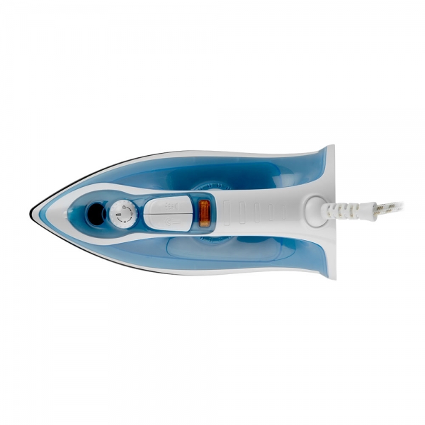 Orbegozo SV 2025 Fer à Vapeur 2000W - Semelle Antiadhésive - Fonction Spray, Autonettoyant, Repassage à Sec - Régulateur de Température - Coloris Blanc/Bleu