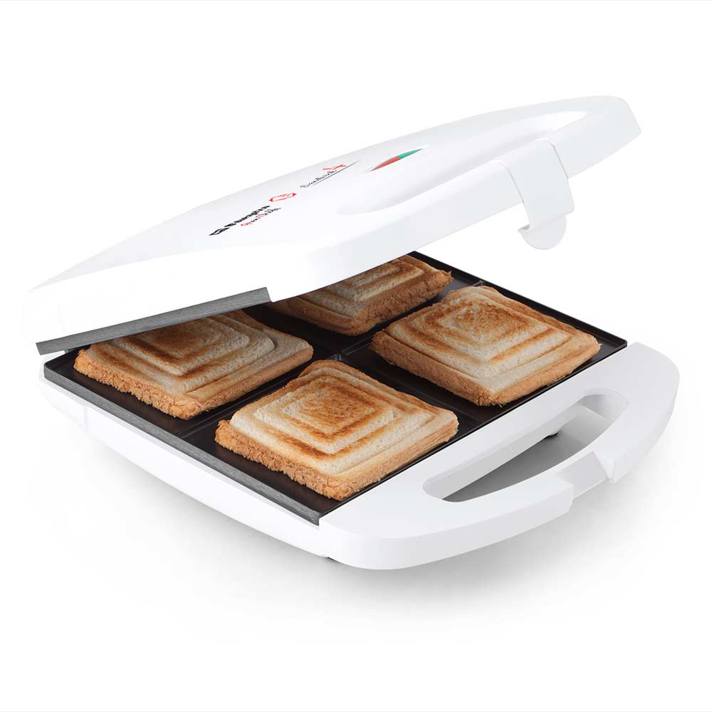 Orbegozo SW 7100 Machine à sandwich durable et complète - Puissance 1500W - Antiadhésive - Rangement vertical et horizontal - Protection contre la surchauffe