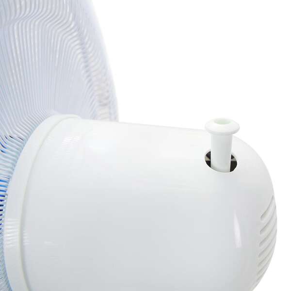 Orbegozo TF 0148 Ventilateur de bureau à 4 vitesses - Mode silencieux et turbo - Design compact et contrôle lumineux LED - Idéal pour chambre ou salon