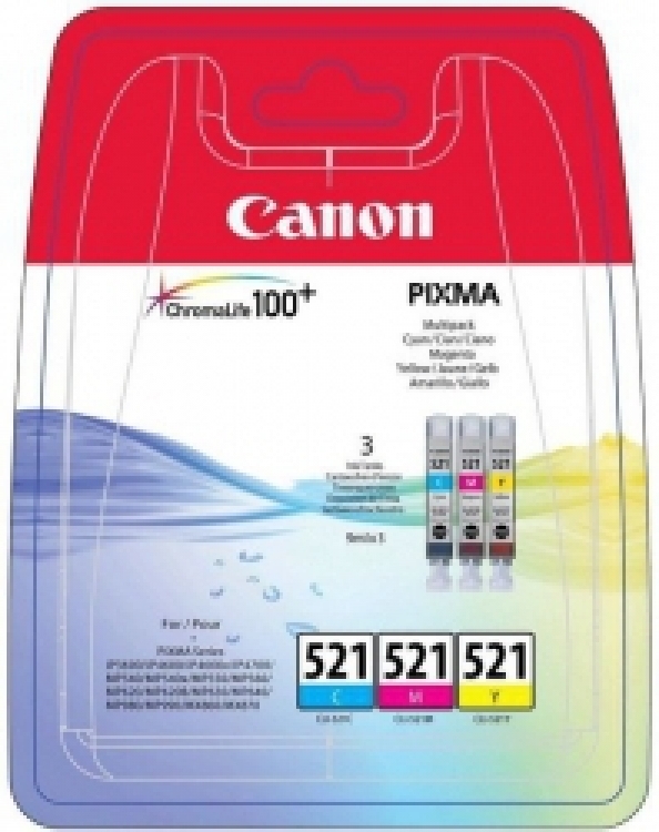 Canon MultiPack CLI-521 3 couleurs