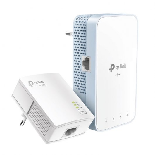 Pack Adaptateur CPL WiFi AV1000 TP-Link - 1000Mbps - Portée jusqu'à 300m - Gigabit Ethernet