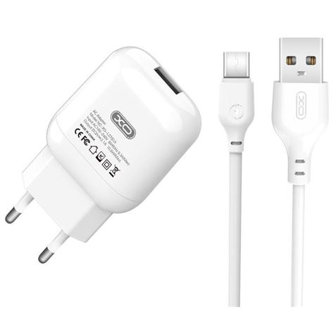 Pack Chargeur Secteur Port USB-C 20W + Cable USB-C vers USB-C