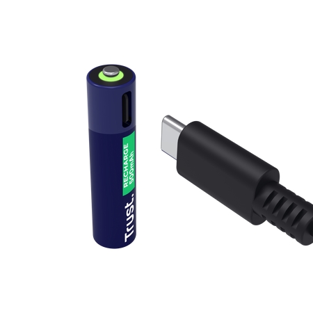 Pack de 2 piles rechargeables Trust 500 mAh AAA
