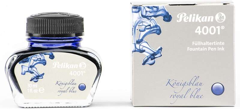 Pelikan Ink 4001 No.78 - Flacon de 30 ml - Encre de haute qualité - Flacon de 30 ml - pour stylos plume - Couleur Bleu Royal