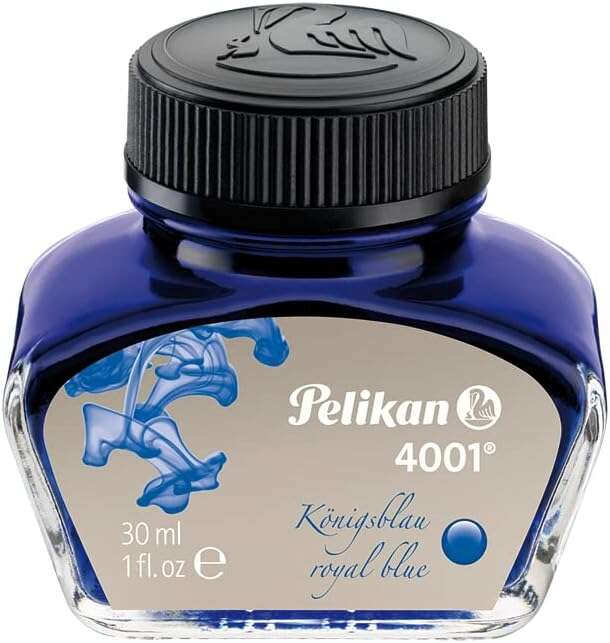 Pelikan Ink 4001 No.78 - Flacon de 30 ml - Encre de haute qualité - Flacon de 30 ml - pour stylos plume - Couleur Bleu Royal