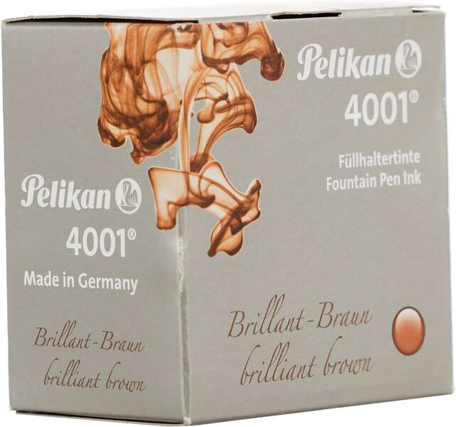 Pelikan Ink 4001 No.78 - Flacon de 30 ml - Flacon d'encre de 30 ml - Assure le parfait fonctionnement du stylo plume - Couleur marron