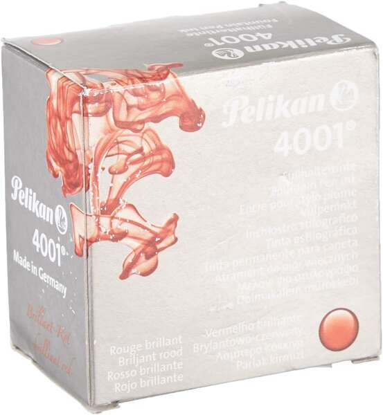 Pelikan Ink 4001 No.78 - Flacon de 30 ml - Flacon de 30 ml - Assure le parfait fonctionnement du stylo plume - Couleur Rouge