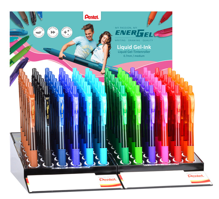 Lot de 72 stylos Pentel EnerGel