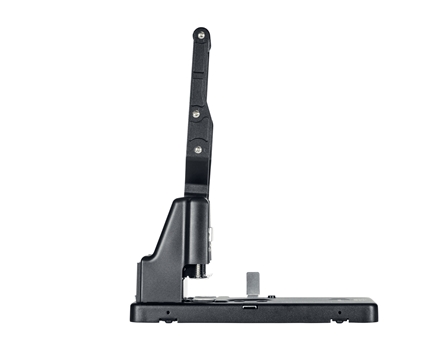 Perforatrice Rexel HD 2300 pour épaisseurs jusqu'à 300 feuilles - Perforatrices 6 mm - Manche extra long - Guide métallique avec verrou - Profondeur de papier réglable - Couleur noire