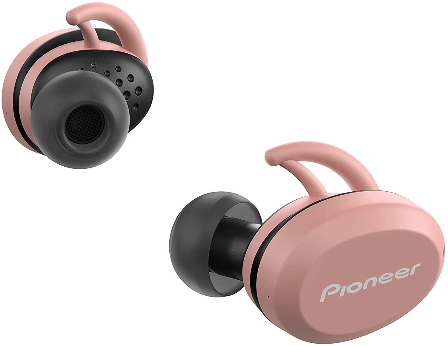 Pioneer SE-E8TW Écouteurs sport intra-auriculaires Bluetooth 4.2 - Résistance à l'eau IPX5 - Autonomie jusqu'à 3h - Mains libres - Couleur rose