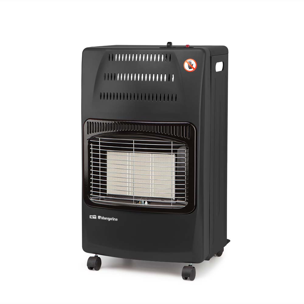 Poêle pliant Orbegozo HCE 60 - Puissant et sûr pour chauffer de grands espaces de manière homogène - Triple système de sécurité - Facile à transporter et à utiliser - Fonctionne au gaz butane et propane