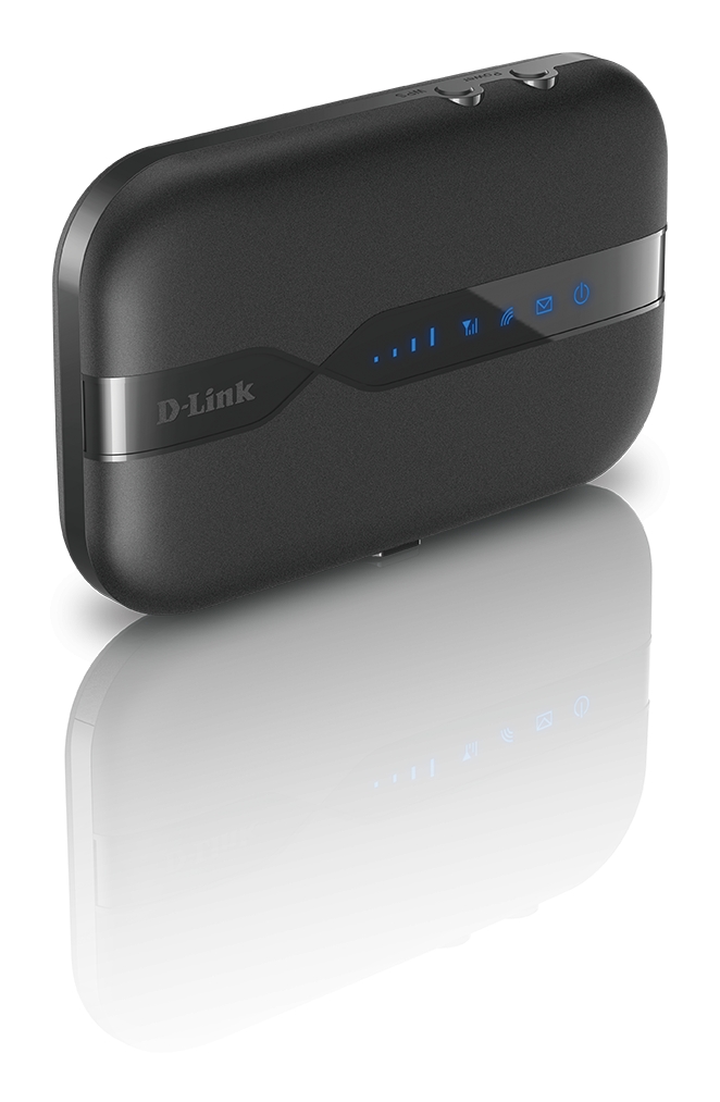 Point d'accès Hotspot WiFi mobile D-Link - Jusqu'à 150 Mbps 4G LTE - Autonomie jusqu'à 5h - Emplacement pour carte SIM - WPA / WPA2