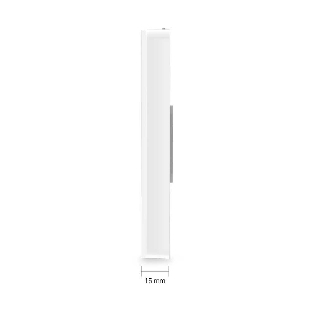 Point d'accès sans fil mural TP-Link Omada AC1200 MU-MIMO - Ultra fin - 4 ports Ethernet Gigabit