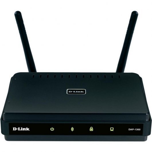 Point d'accès sans fil N D-Link - Bouton WPS - Programmation Wi-Fi pour des économies d'énergie - Couleur Noir