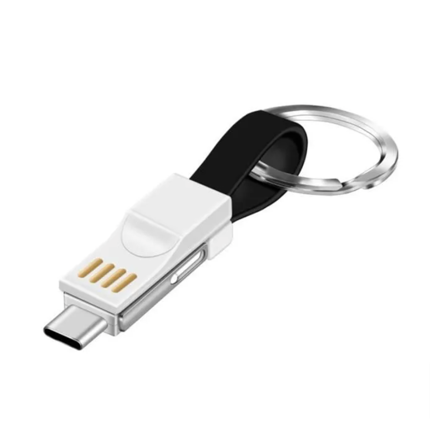 Porte clés 3 en 1 Multi USB, cable chargeur