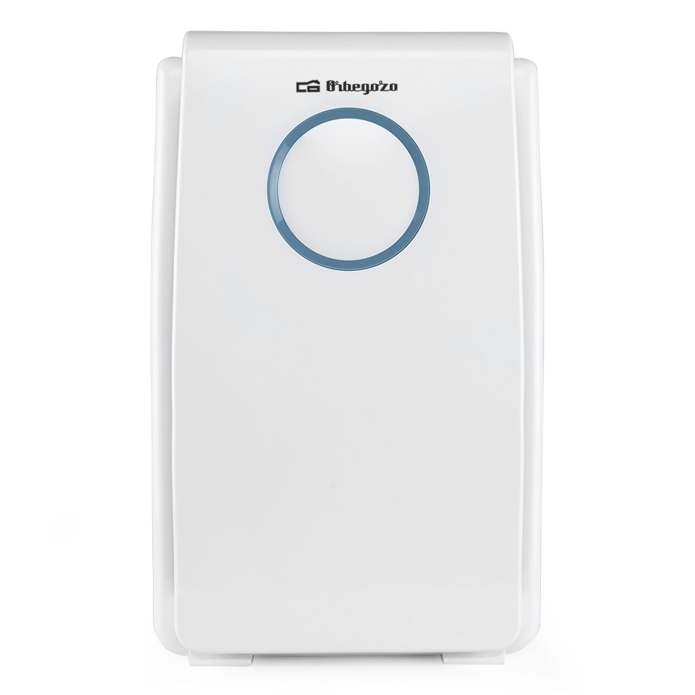Purificateur d'air avancé Orbegozo PU 1000 - Filtration 5 phases - Élimine les allergènes - Bactéries et virus - Écran tactile - Mode nuit - Minuterie - 3 vitesses