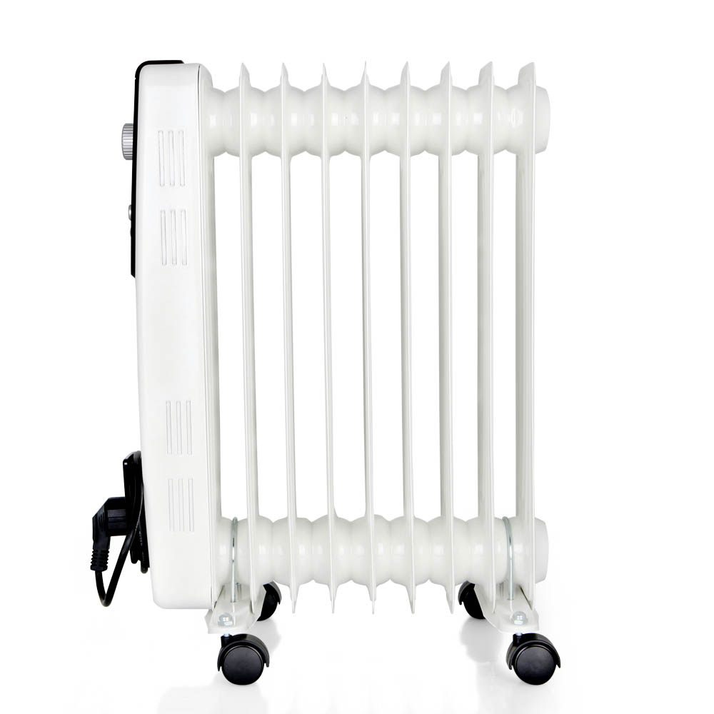 Radiateur à Huile Compact Orbegozo RH - Puissant et Silencieux - 3 Niveaux de Puissance - Éléments à Haute Inertie Thermique - Sûr et Facile à Transporter