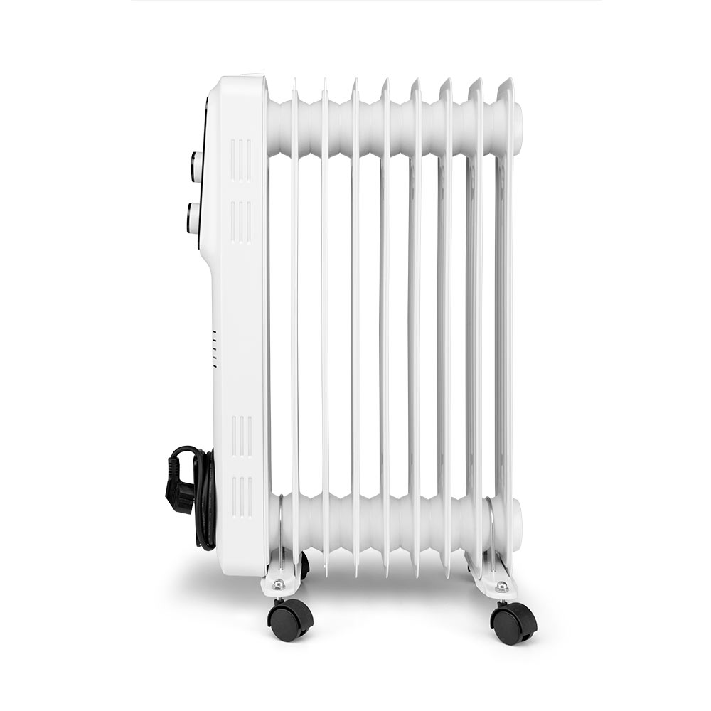 Radiateur à huile Orbegozo RL 2000 Elegance - Puissant et sûr - Inertie thermique pour une dispersion homogène de la chaleur - Manipulation et transport faciles - Fonctionnement silencieux et efficace